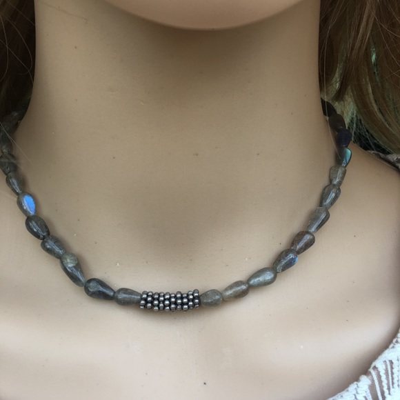 LABRADORITE NECKLACE - Picture 1 of 5